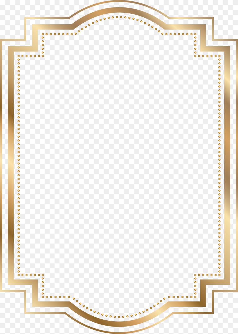 Card Borders Gold Frame Rectangle, Oval Free Transparent Png