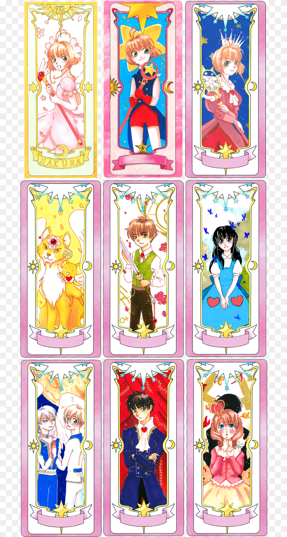 Card Captor Sakura Bookmark, Publication, Book, Comics, Person Free Png Download