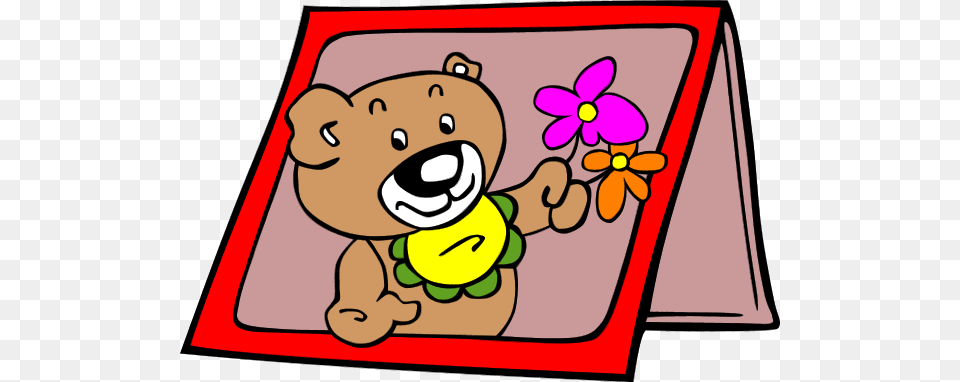Card Clipart, Cartoon, Animal, Bear, Mammal Free Transparent Png