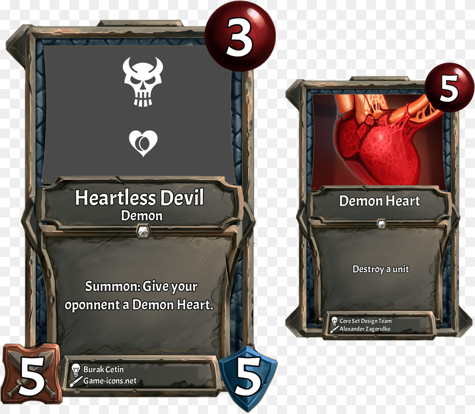 Card Heartless Devil Lich, Advertisement, Text Png Image