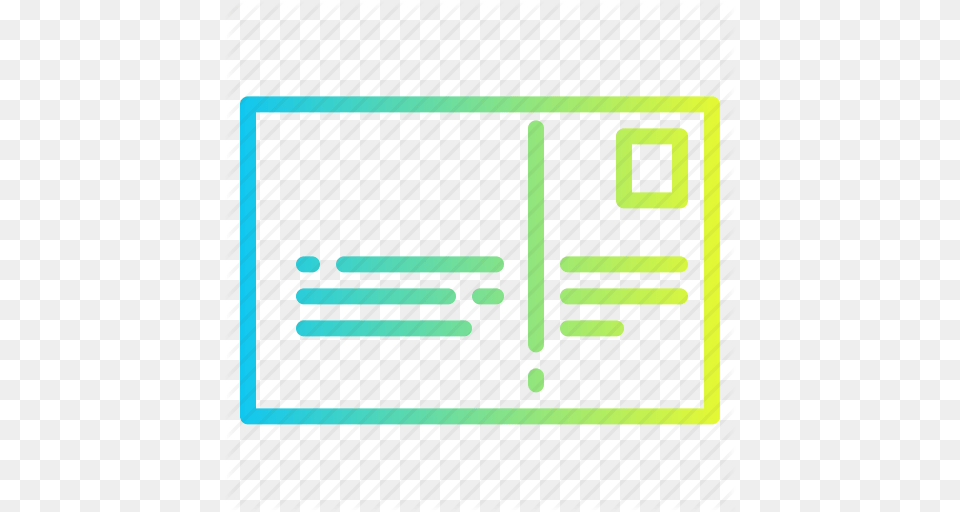 Card Letter Mail Postcard Stamp Icon Free Png
