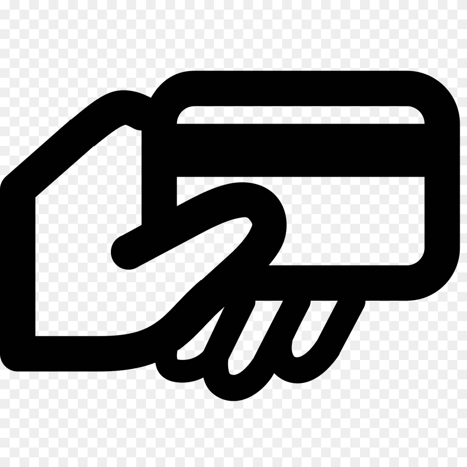 Card Payment Icon, Gray Free Png