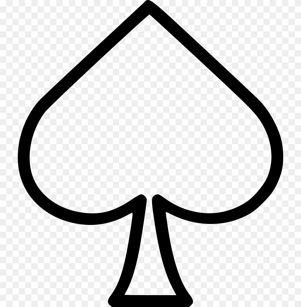 Card Spade Poker Casino Playing Gamble Blackjack Comments, Lamp, Symbol, Stencil, Bow Free Transparent Png