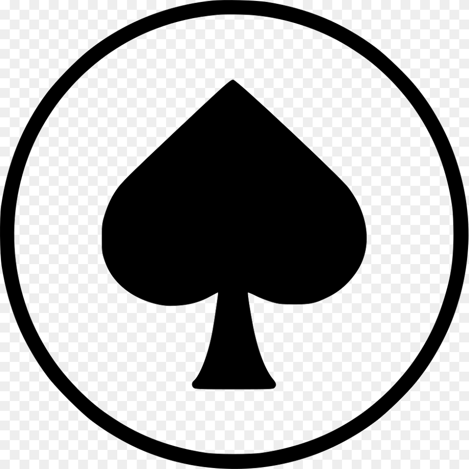 Card Spade Poker Casino Playing Gamble Blackjack Spade Card, Symbol, Sign Png