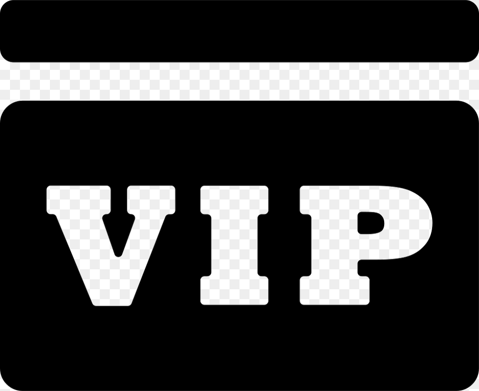 Card Vip Icon Download, Stencil, Logo, Text Png Image