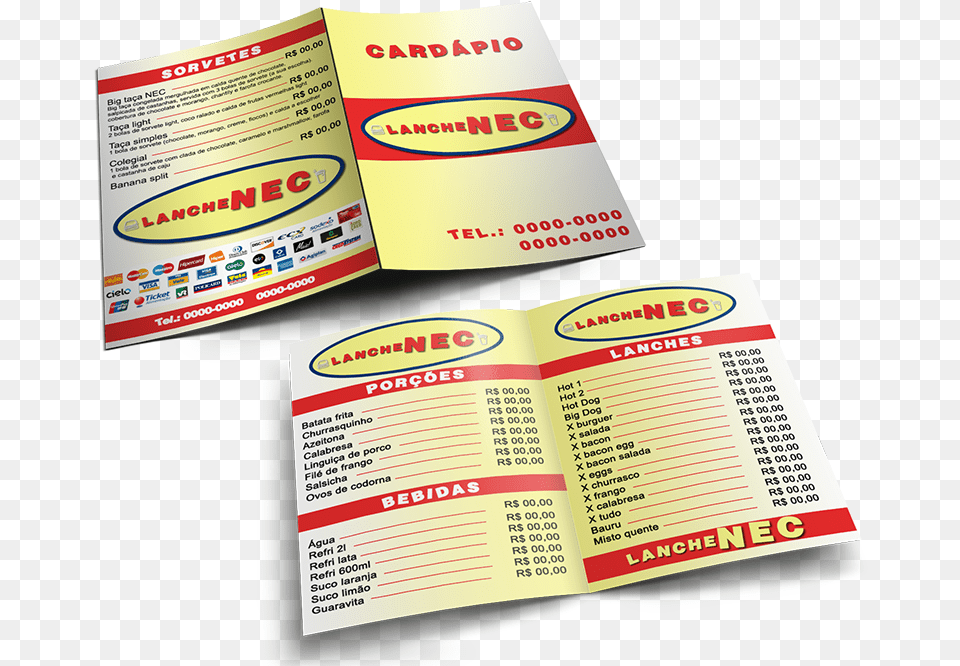 Cardapio Impresso, Text, Menu, Food, Ketchup Png Image