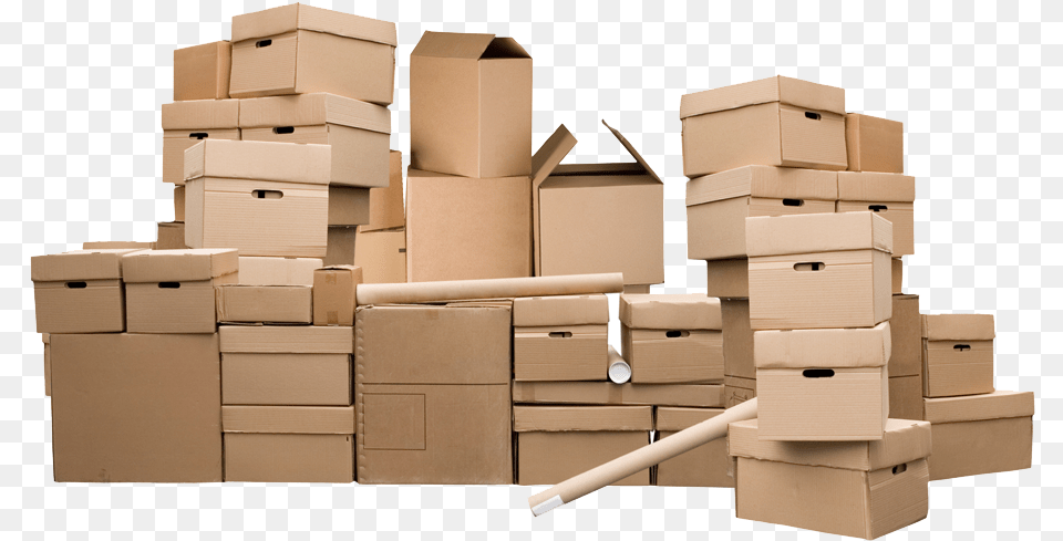 Cardboard Carton Pic Corrugated Carton Box, Package, Package Delivery, Person Free Transparent Png