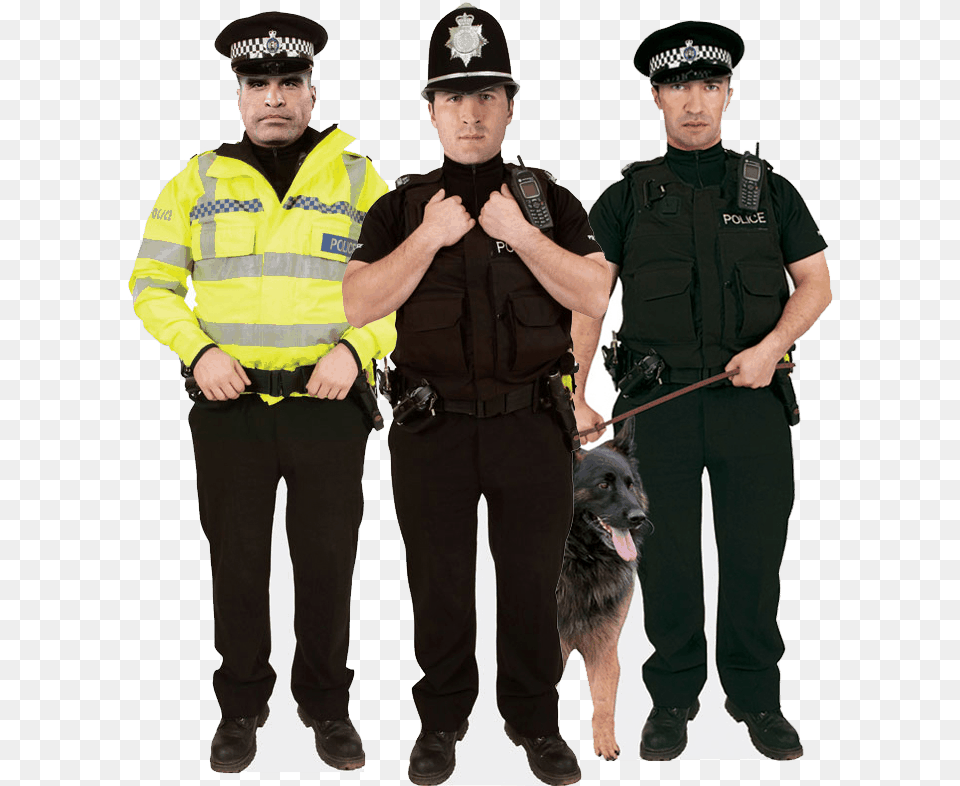 Cardboard Cut Out Police Standees Uk Police Officer, Mammal, Pet, Dog, Police Dog Free Png
