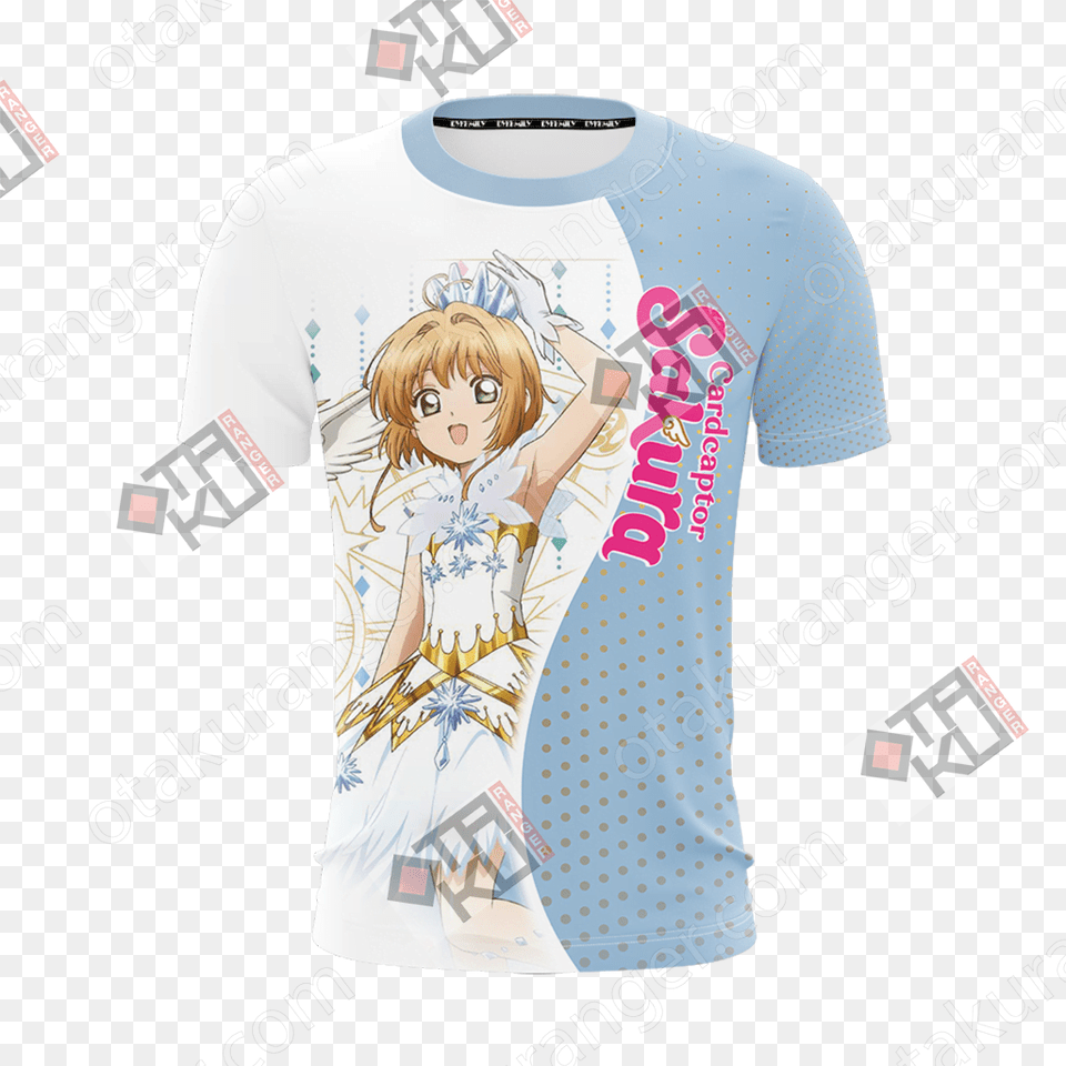 Cardcaptor Sakura New Look Unisex 3d T Shirt Hoodie, T-shirt, Clothing, Adult, Publication Png Image