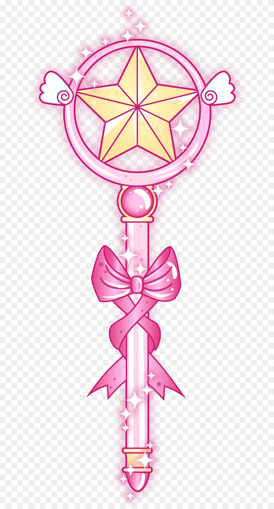 Cardcaptor Sakura Wand, Cross, Symbol Free Png Download