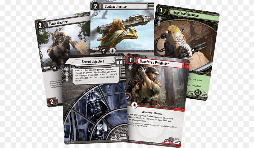 Cardfan Star Wars Lcg Solo39s Command, Adult, Publication, Person, Woman Free Png Download