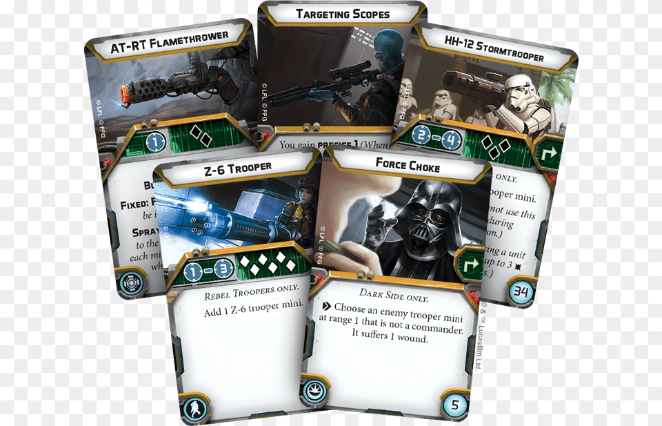Cardfan3 Star Wars Legion Cards, Advertisement, Poster, Adult, Person Free Png