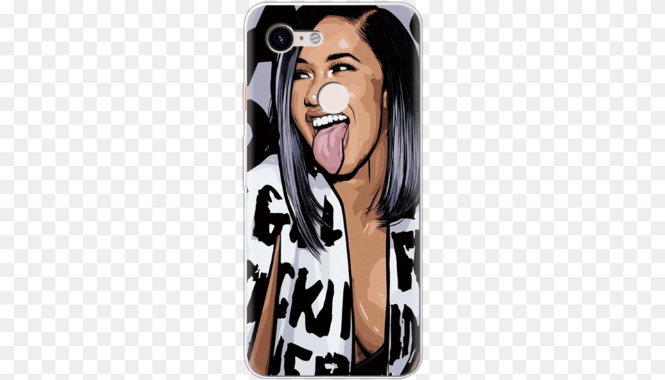 Cardi B And Bruno Mars Cardi B Phone Case, Book, Comics, Publication, Photography Free Png