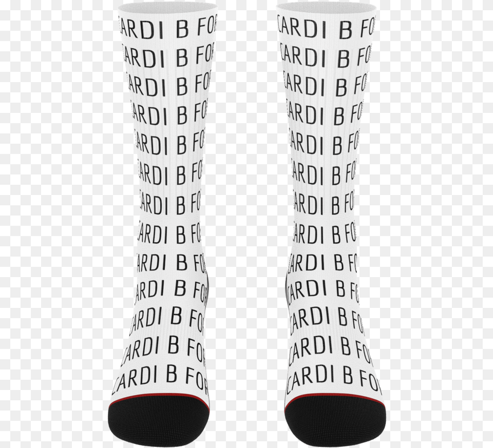 Cardi B For President Socks, Clothing, Hosiery, Sock Free Transparent Png