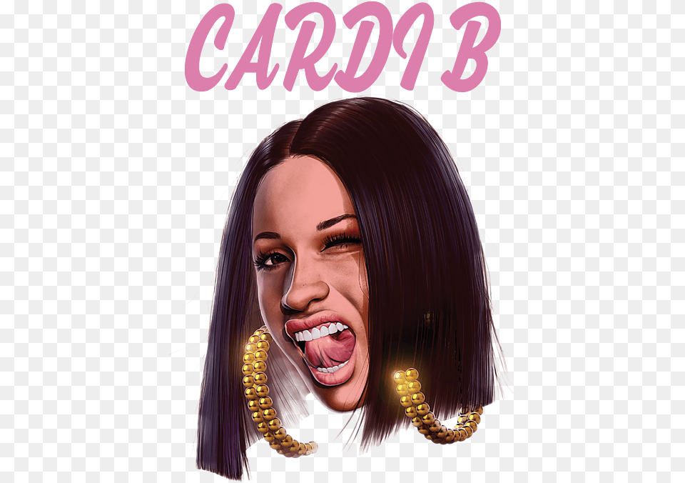Cardi B Iphone Case For Sale Happy, Adult, Publication, Person, Woman Png