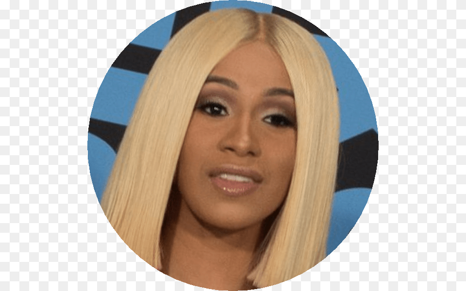 Cardib, Adult, Blonde, Face, Female Free Png Download