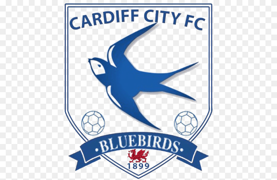 Cardiff City Fc Badge, Logo, Symbol, Ball, Football Free Transparent Png