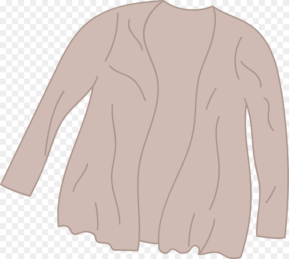 Cardigan Clipart, Sweater, Sleeve, Long Sleeve, Knitwear Free Transparent Png