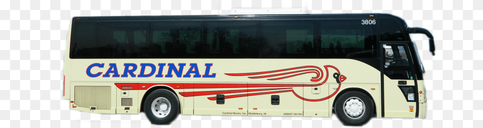 Cardinal 3806 Exterior Tour Bus Service, Transportation, Vehicle, Tour Bus Png Image