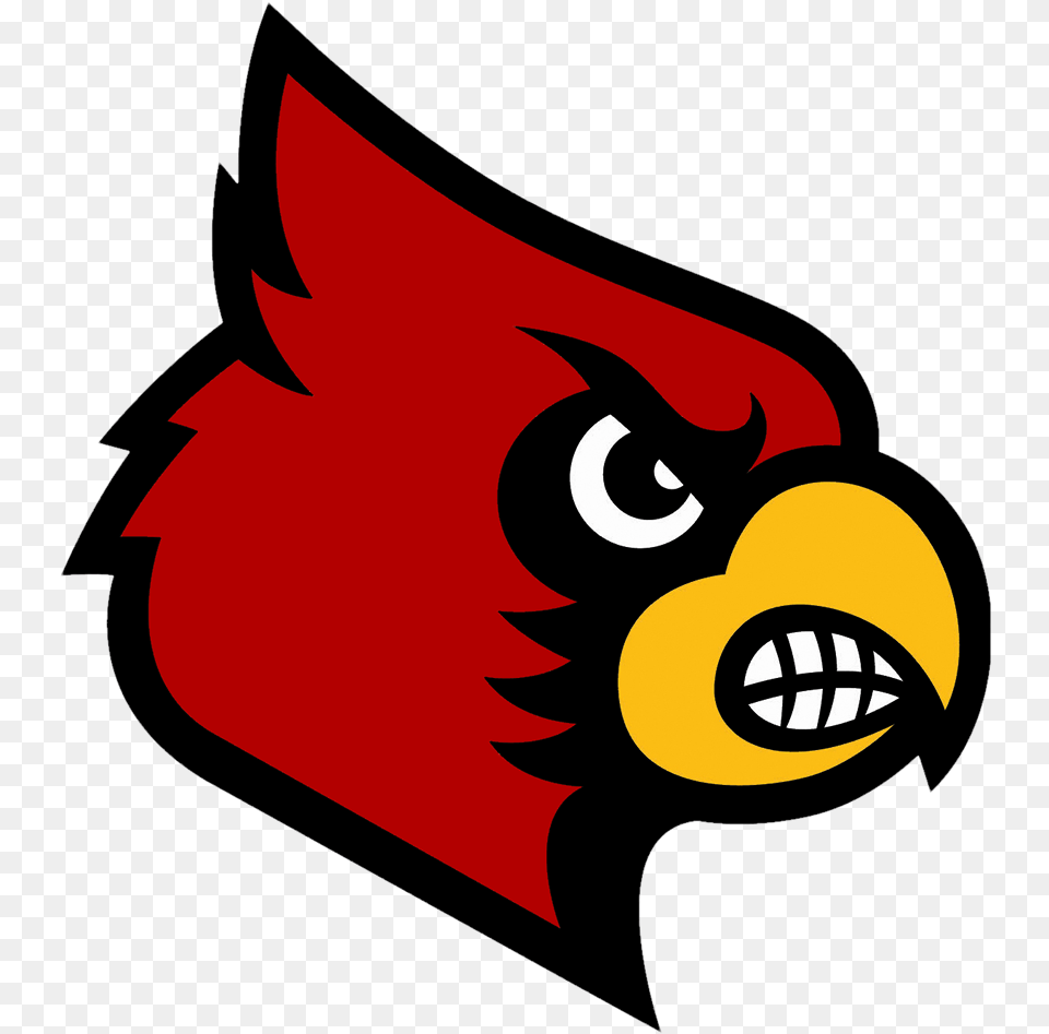 Cardinal Baseball Clipart Graphic Library Cardinal Louisville Cardinals, Animal, Beak, Bird Png Image