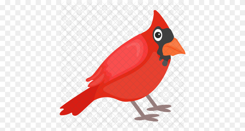 Cardinal Bird Icon Of Flat Style Restaurante Marisco, Animal, Beak Free Png Download