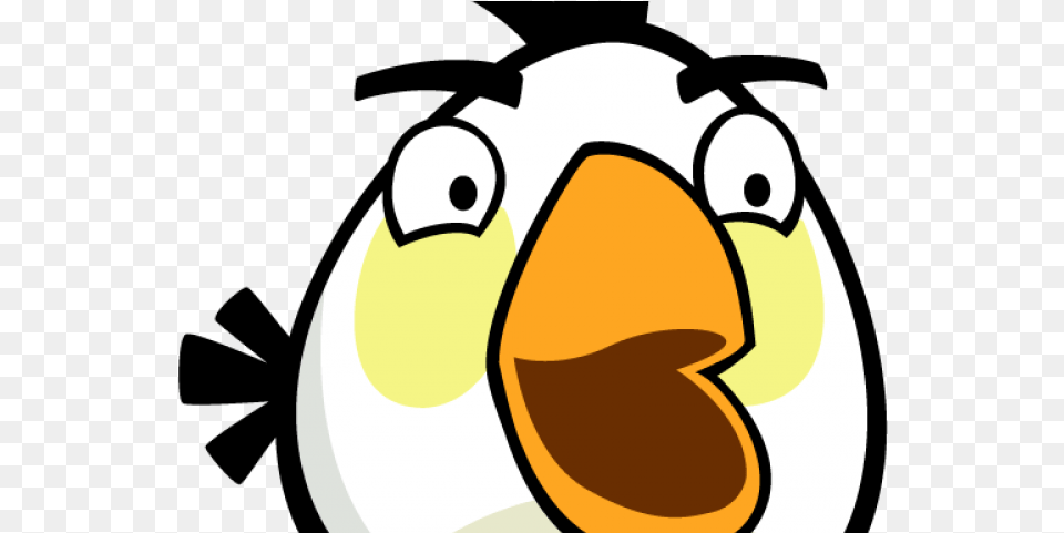 Cardinal Clipart Angry Angry Birds Female White Bird Angry Bird White, Animal, Beak, Food Png Image