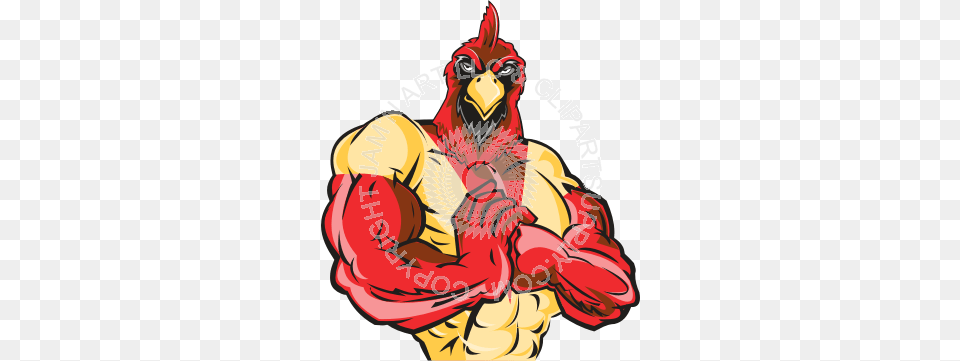 Cardinal Clipart Muscular, Animal, Beak, Bird, Dynamite Free Png