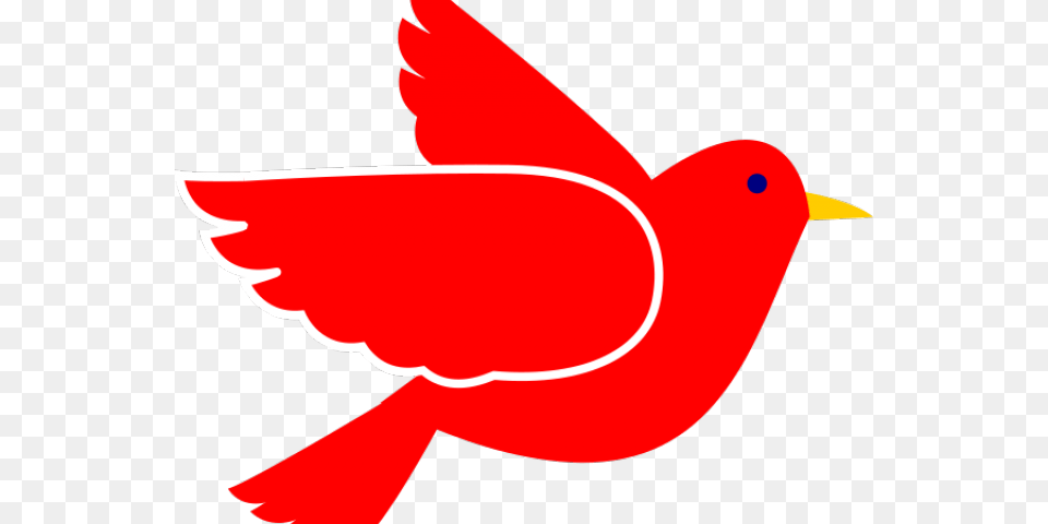 Cardinal Clipart Red Bird Bird Flying Clip Art, Animal, Beak, Food, Ketchup Png