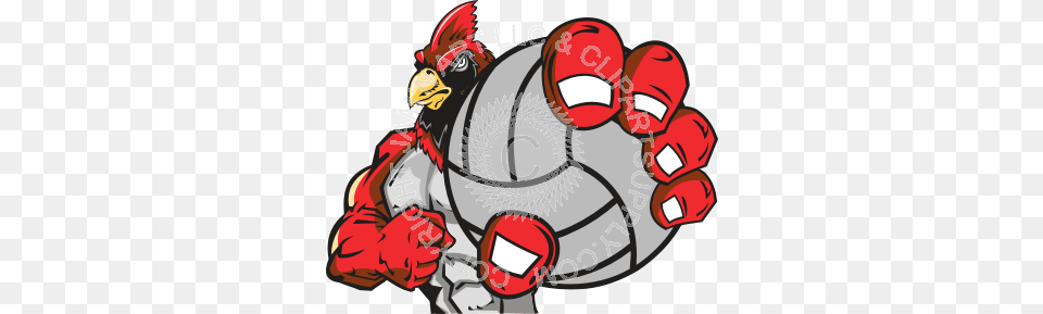 Cardinal Clipart Volleyball, Ammunition, Grenade, Weapon Png Image