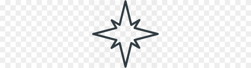 Cardinal Directions Clipart, Star Symbol, Symbol, White Board Free Png
