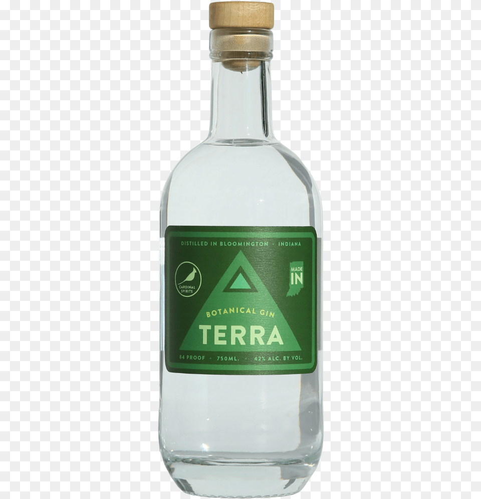 Cardinal Spirits Terra Botanical Gin, Alcohol, Beverage, Liquor, Absinthe Free Transparent Png