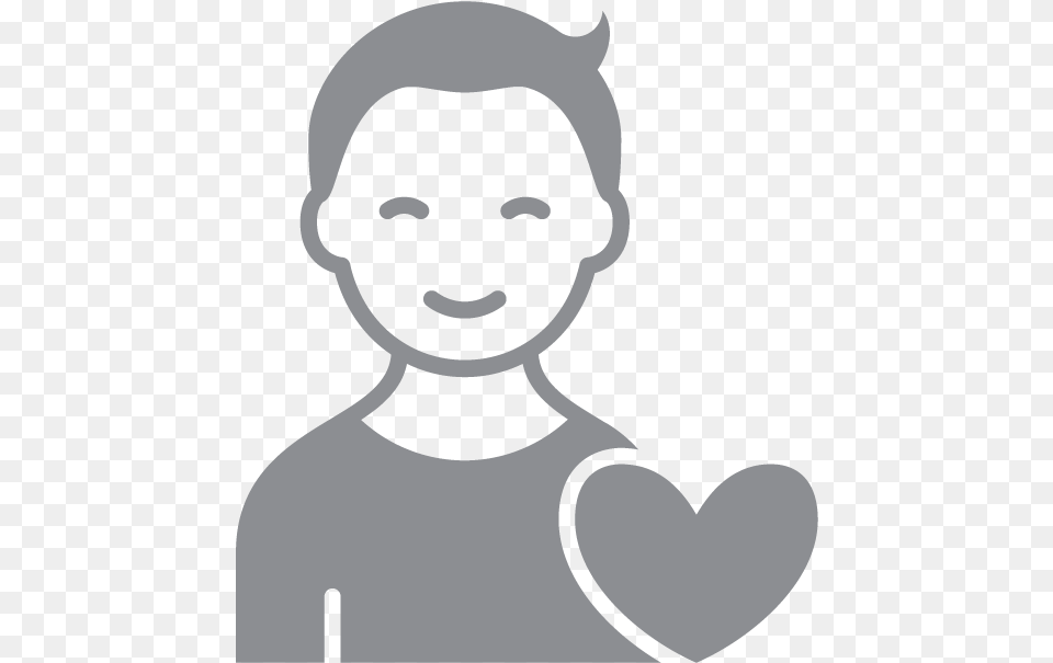 Cardiology Happy, Stencil, Baby, Person, Face Free Png Download