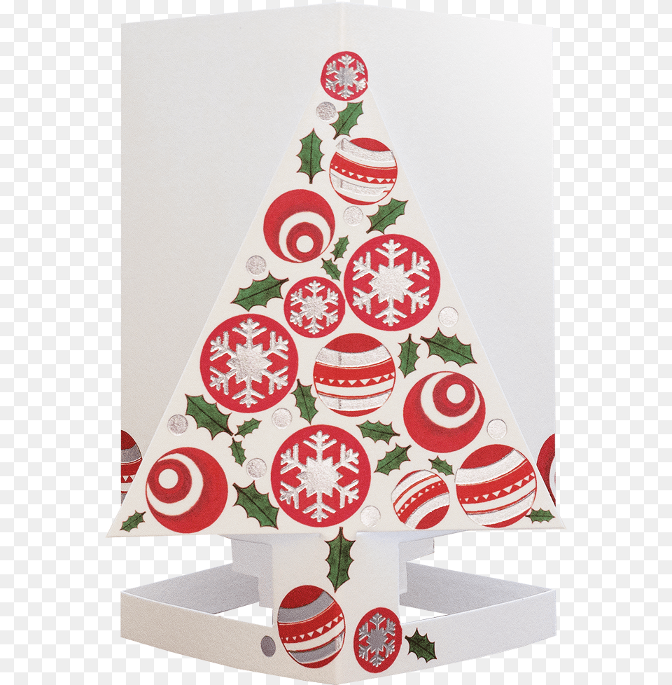 Cardle Christmas Tree Red Silver Christmas Tree, Christmas Decorations, Festival Png