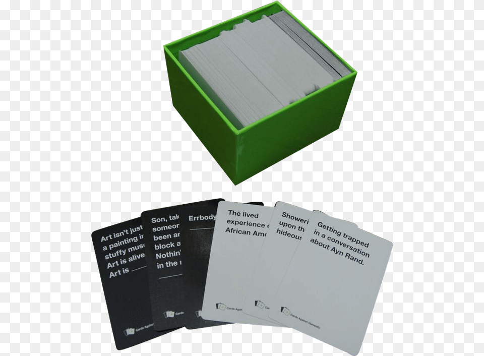 Cards Against Humanity Green Boxclass Cards Against Humanity Green Box, File Binder, File Folder, Business Card, Paper Png