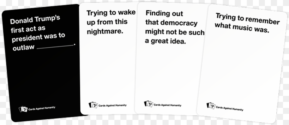 Cards Against Humanity Vows To Slow Border Wall Construction Cards Against Humanity Answers, Page, Text Free Png Download