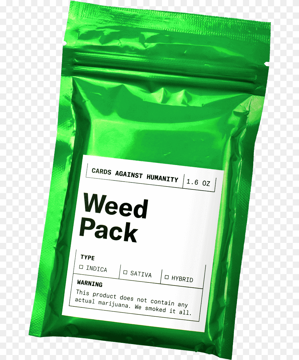 Cards Against Humanity Weed Pack, Powder, Plastic Png Image