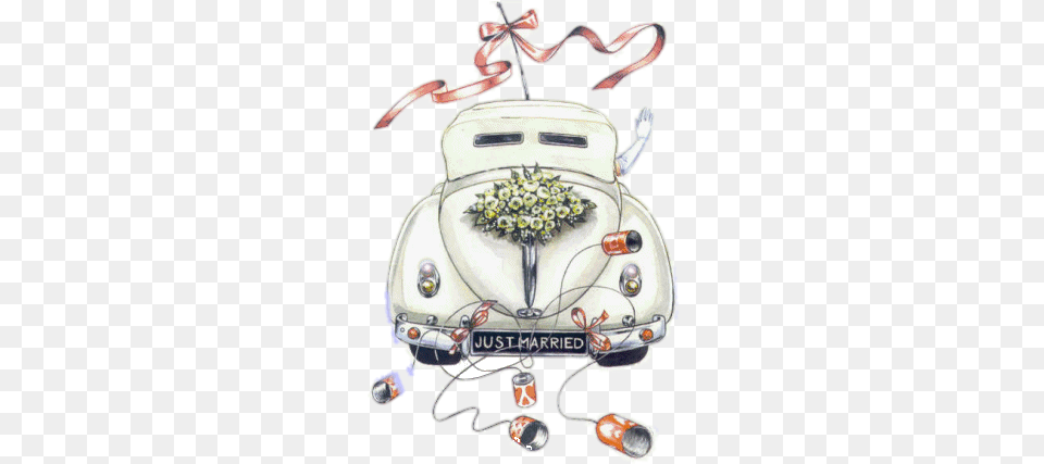 Cards Cars And Craft Wedding Getaway Car Drawing, License Plate, Transportation, Vehicle, Motorcycle Free Transparent Png