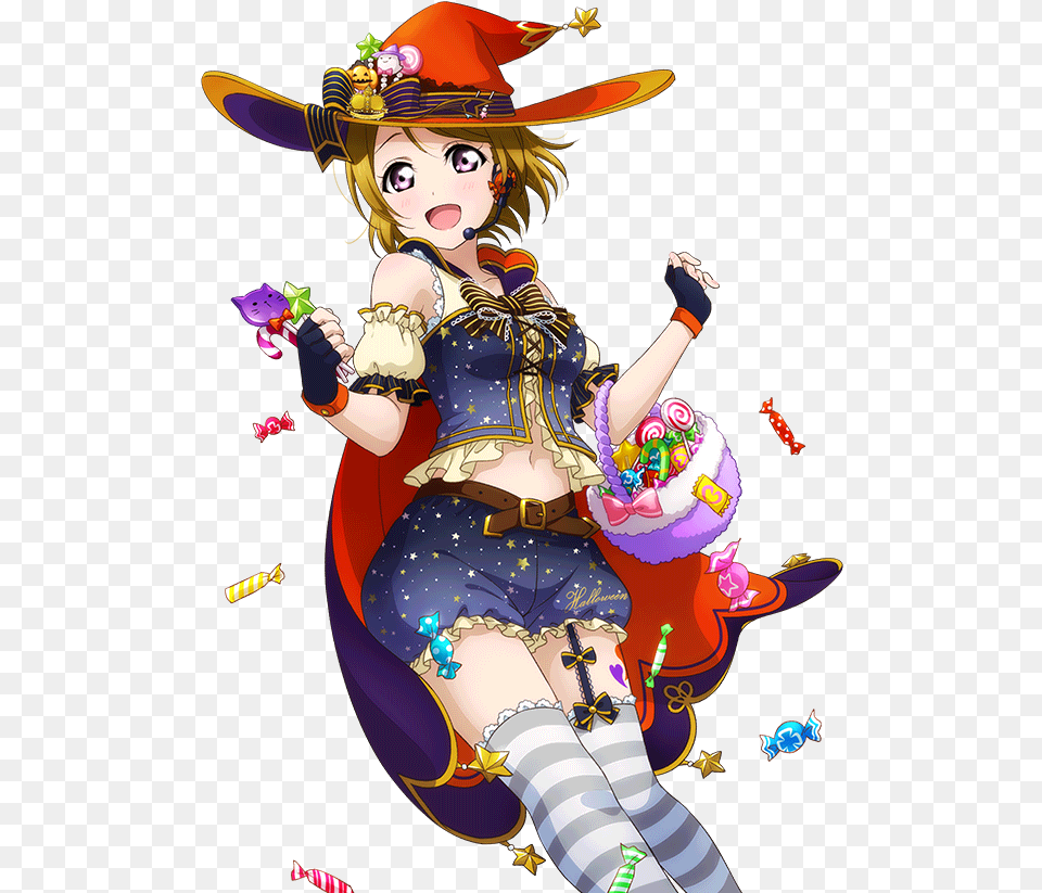 Cards Love Live Halloween Hanayo, Book, Comics, Publication, Baby Png Image