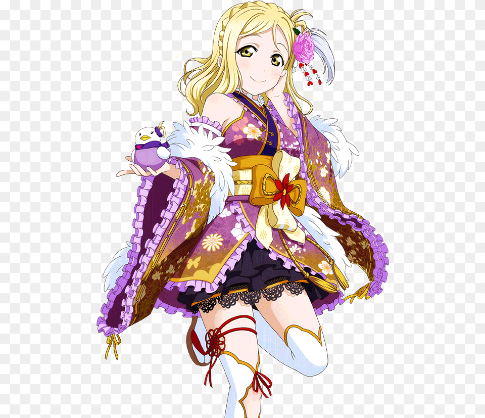 Cards Love Live Mari Render Transparent, Adult, Publication, Person, Female Free Png Download