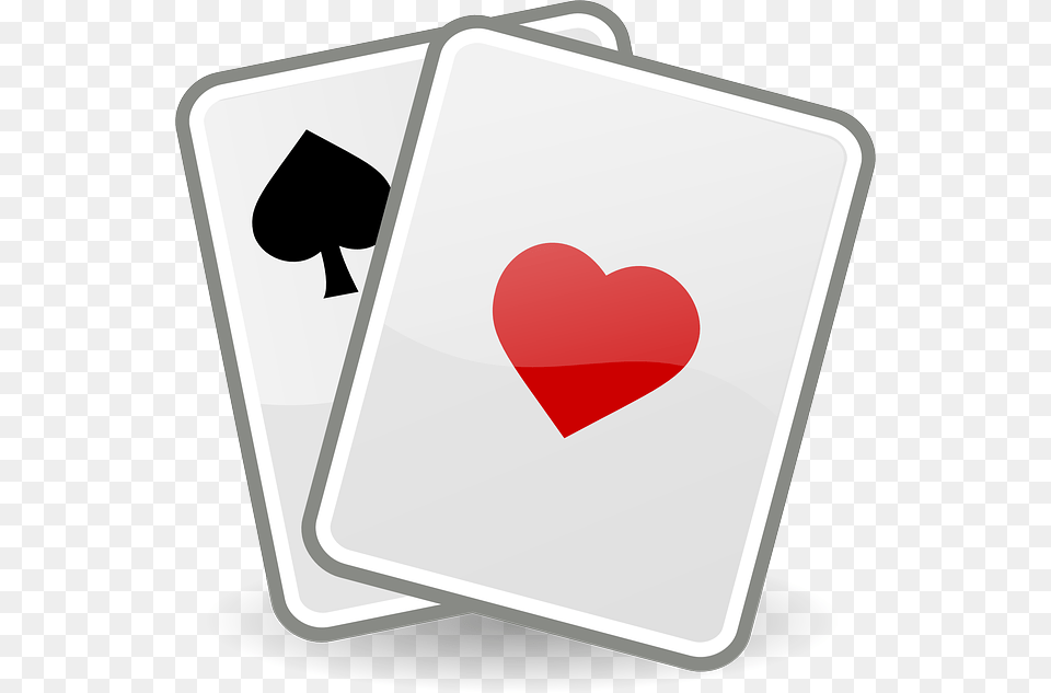 Cards Poker Game Heart Spade Icon Symbol Red Games, White Board Free Png Download