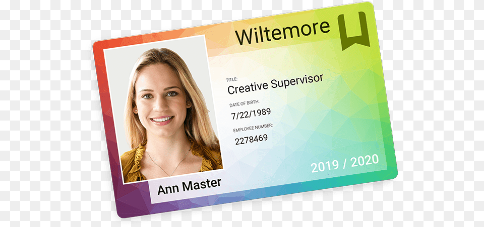 Cardsonline Id Card Design Of Identity Card, Text, Adult, Female, Person Free Png