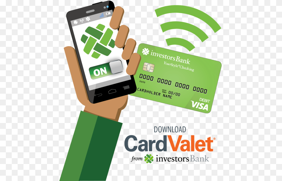 Cardvalet Investors Bank Business Debit Card, Text, Credit Card Free Png