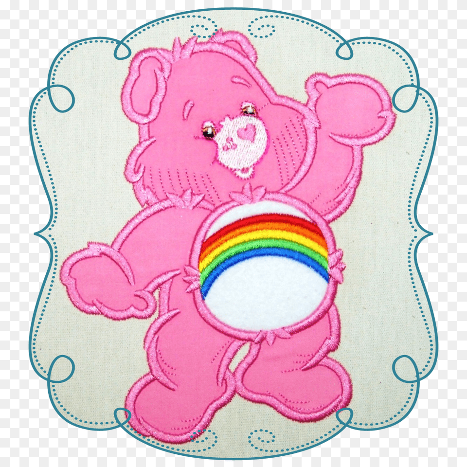 Care Bear Applique Machine Embroidery Design Pattern Instant Accessories, Bag, Handbag Free Png Download