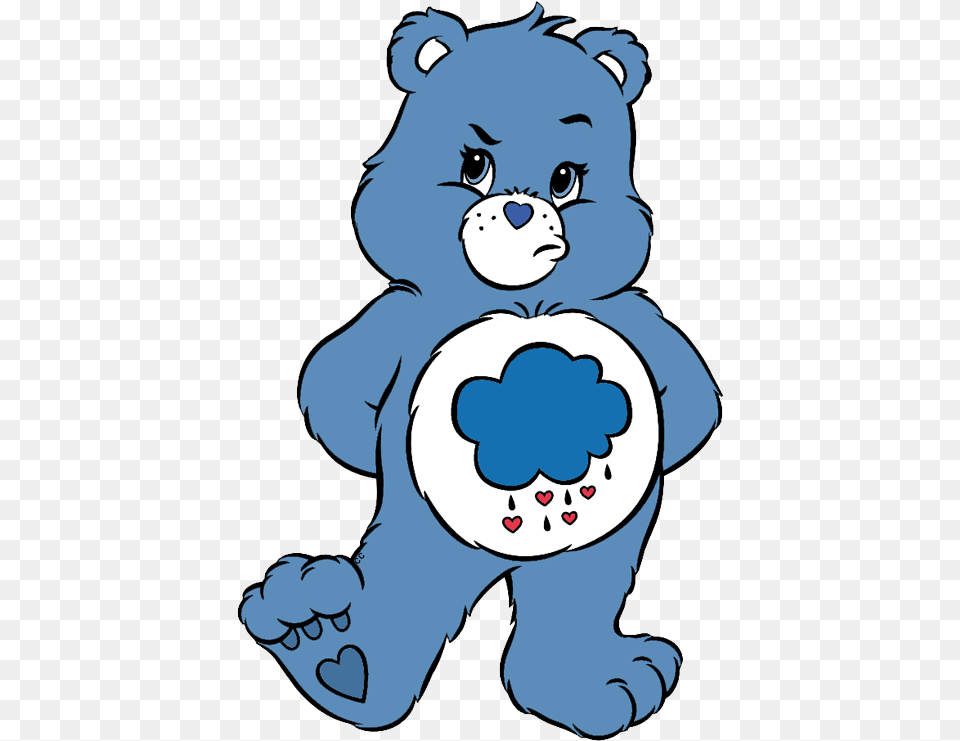 Care Bear Download Grumpy Bear Care Bear, Baby, Person, Face, Head Png Image