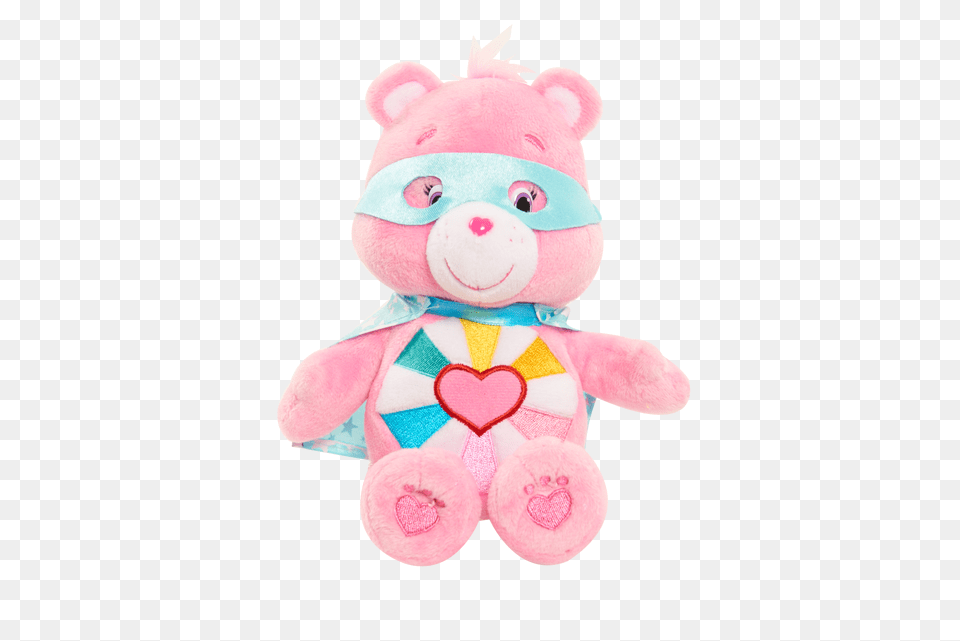 Care Bear Fashion Beans Superhero Wave Hopeful Heart, Plush, Toy, Teddy Bear Free Png Download