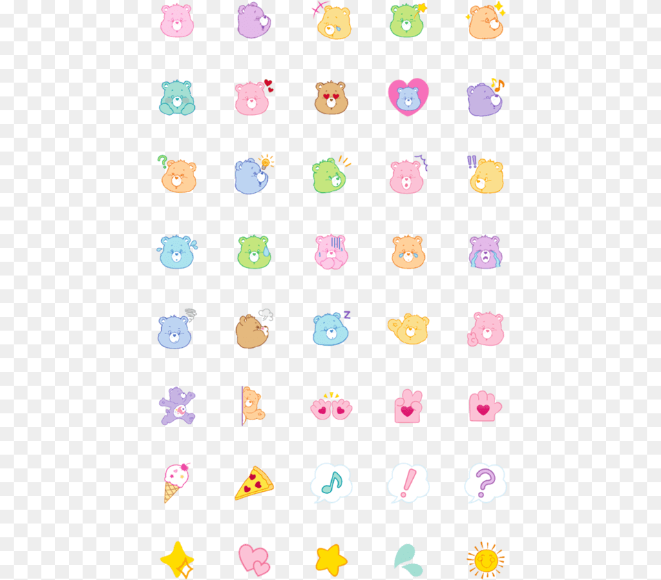Care Bear Iphone Emoji, Baby, Person, Pattern, Face Png Image