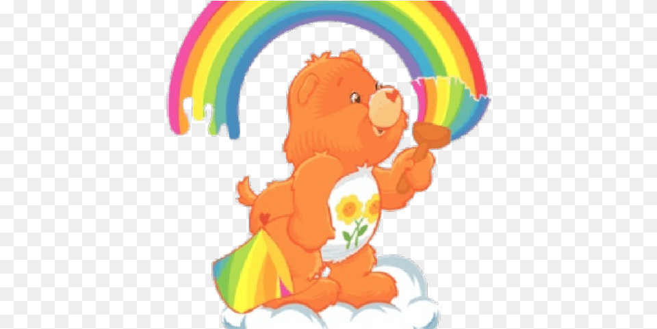 Care Bear Rainbow Heart, Baby, Person Free Png