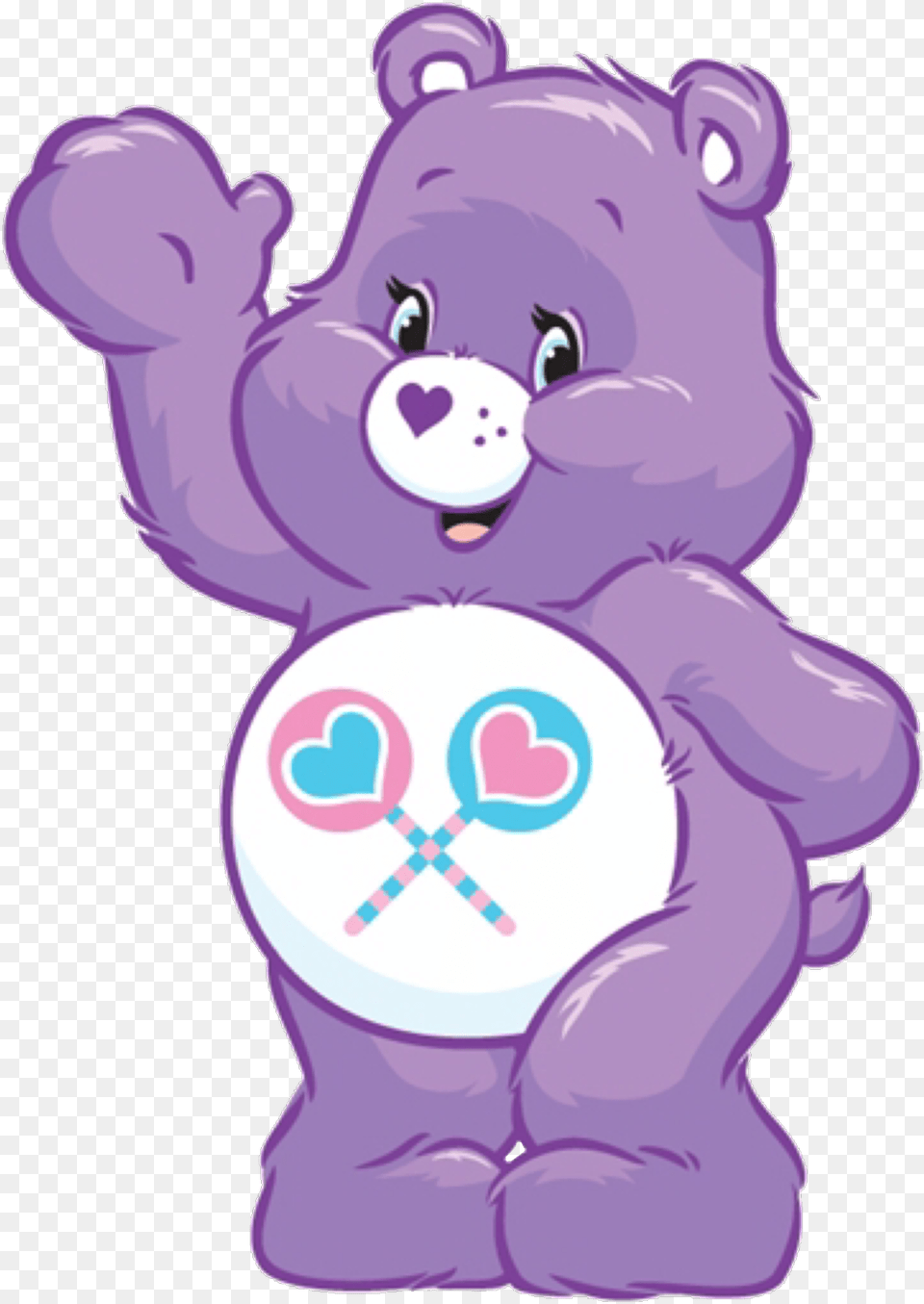 Care Bear Share Bearpng Care Bears Grams Bear, Purple, Toy, Animal, Mammal Free Png Download