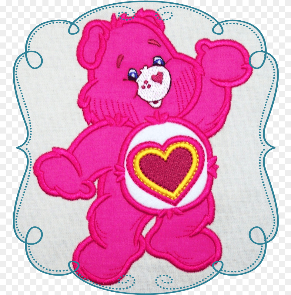 Care Bears Applique Machine Embroidery Design Pattern Instant Care Bear Silhouette, Home Decor, Accessories, Bag, Handbag Png