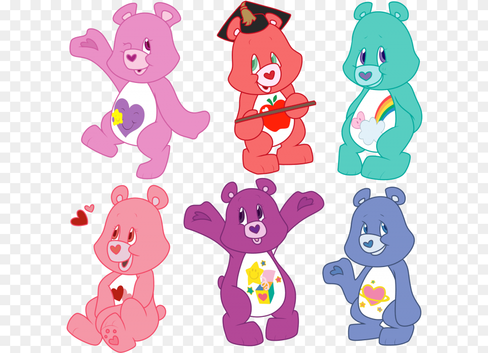 Care Bears Bashful Heart Bear, Animal, Mammal, Wildlife Png Image